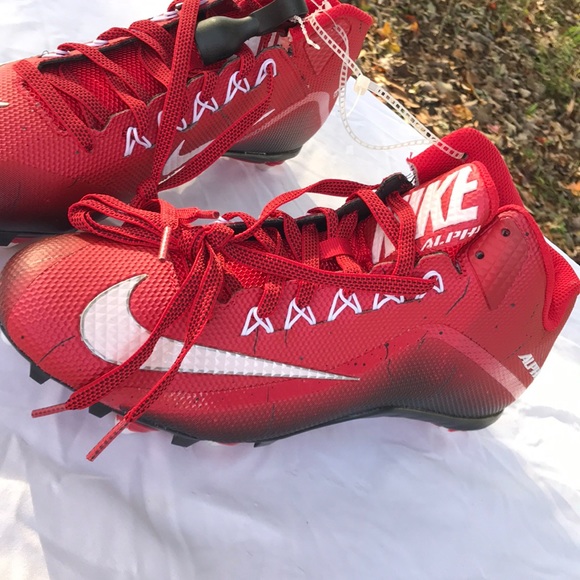 *BRAND NEW* Nike Red Alpha Cleats - Picture 2 of 3